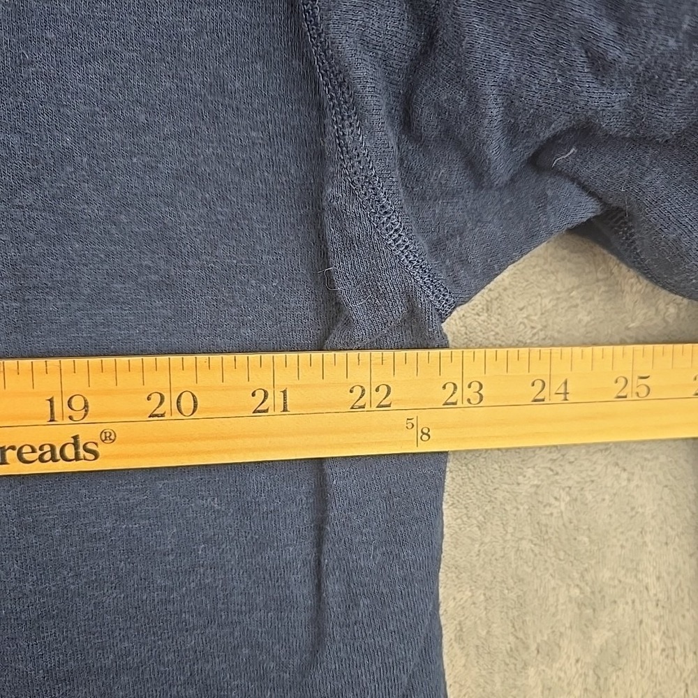 LL Bean River Drivers Shirt Mens XL Navy Blue Traditional Fit Wool Blend 2 Layer - Picture 7 of 7
